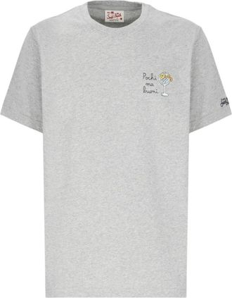 MC2 Saint Barth T-shirts - Heren - T-shirts - Grijs - 2XL - Katoen - Tops