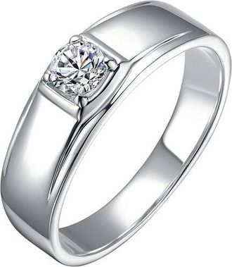 Rachel Glauber Plated Cz Statement Ring