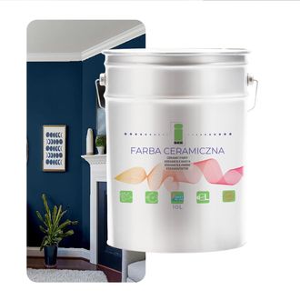 OEM Pintura Cer&aacute;mica Para Paredes, Lavable, Azul Marino, 10 L, Polonia