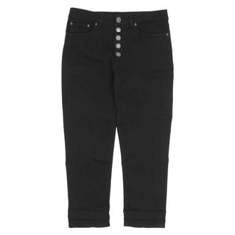 Dondup Cropped Jeans, female, Black, Size: W31 Koons Cropped Jeans