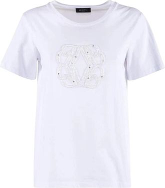 Nenette T-shirt Dastin - Dames - T-shirts - Wit - S - Katoen - Tops