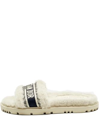 Dior Dway slippers - Neutrals