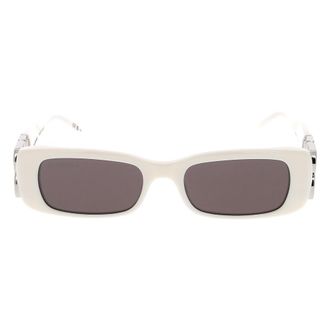 Balenciaga Gafas de sol rectangulares Dynasty - Accessories - Mujer - Blanco - ONE SIZE
