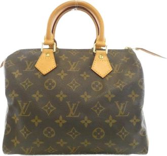 Louis Vuitton Marron Coated Canvas Boston Bag (Pre-Owned)