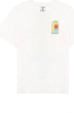Casablanca White Crew Neck T-Shirt