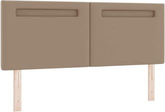 vidaXL Cabecero Montaje En La Pared Con Cabecera Capuchino 144 Cm Pvc Vidaxl