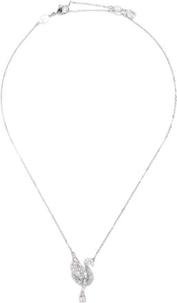 Swarovski Collana con pendente Swan - Argento