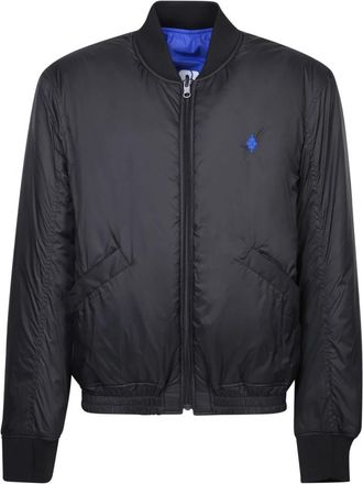 Marcelo Burlon Bomberjack - Heren - Bomber jackets - Zwart - S - Polyester - Jassen
