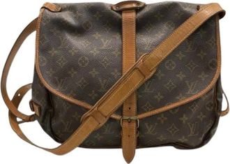 Louis Vuitton Pre-owned Cross Body Bags, female, Brown, Size: ONE SIZE Pre-owned Monogram Shoulder Bag