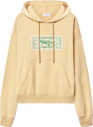 Off-white Felpa Banknote Arrow con cappuccio - Toni neutri