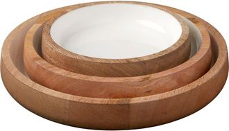 Be Home Madras Nesting Bowls in Natural at Nordstrom