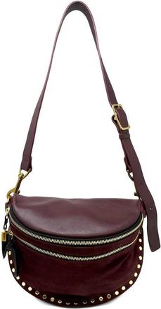 Kempton & Co. Womens Inez Belt Bag In Dark Red