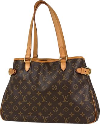 Louis Vuitton Brown Monogram Shoulder Bag Tote Bag (Pre-Owned)