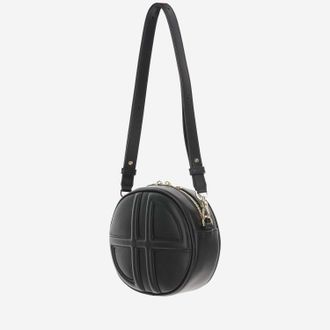 Patou Womens Leather Bag Black Shoulder