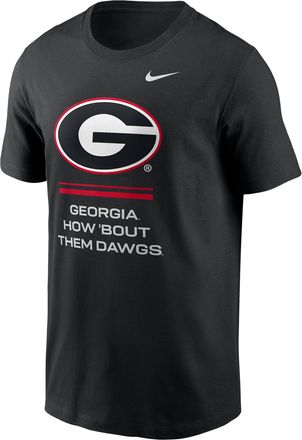 Nike Georgia Sideline Nike Mens Dri-FIT College T-Shirt in Black | 02ET00AGBN-ZK0