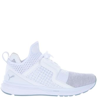 Puma Ignite Limitless Knit White Lace Up Slip On Hardlooptrainers - Heren