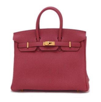 Herm&egrave;s Herm&egrave;s Birkin 25 Rouge Grenate Togo Leather With Gold Hardware