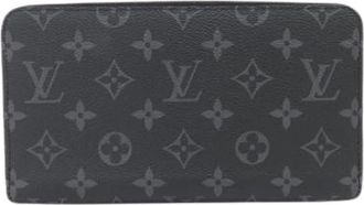 Louis Vuitton Pre-owned Monogram Eclipse Long Wallet - Heren - Vintage Accessoires - Zwart - ONE Size - Vintage