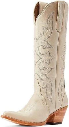 Ariat Belinda StretchFit Western Boot Womens Shoes Bone : 9 B - Medium, Leather