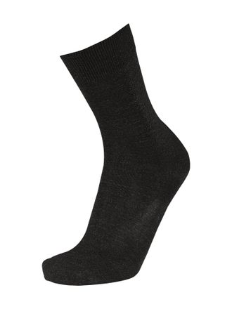 Falke Socken mit geripptem Abschluss in Anthrazit, Größe 39/40