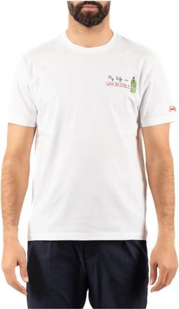 Saint Barth T-Shirt - Heren - T-shirts - Wit - XL - Tops