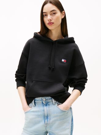 Tommy Jeans TJW BXY BADGE HOODIE EXT, mit Logo-Badge
