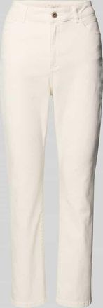 Christian Berg Slim Fit Jeans mit verk&uuml;rztem Schnitt in Weiss, Gr&ouml;&szlig;e 42/28