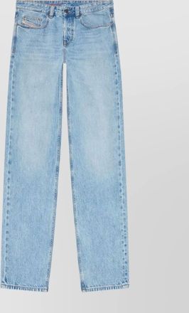 Diesel denim low-rise wide-leg jeans