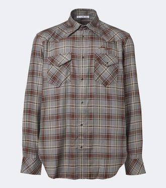 Acne Studios Surrow checked flannel shirt