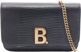 Balenciaga Pre-owned Balenciaga Embossed Leather B Dot Chain Bag Ladies SAVGJ0FVG7Z7W2M6