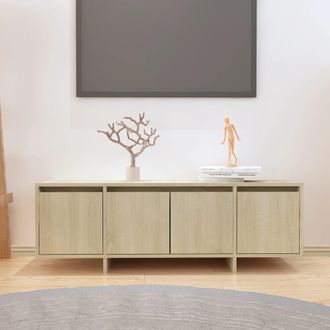 vidaXL Vidaxl - Mueble Para Tv Madera Contrachapada Roble Sonoma 120x30x40,5 Cm