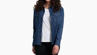 K&uuml;hl Josie Shirt In Vintage Denim