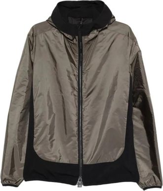 Moncler Galveston Hooded Windbreaker - Heren - Zomerjassen - Grijs - 2XL - Nylon - Jassen