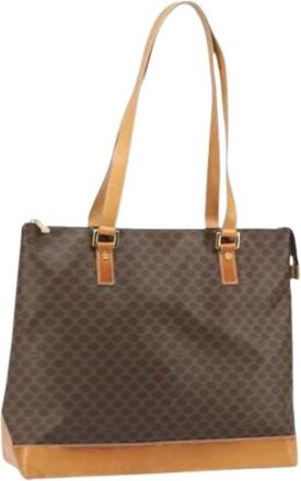 Celine Pre-owned Vintage Tote Bag - Dames - Vintage Shopper - Bruin - ONE Size - Leer - Vintage