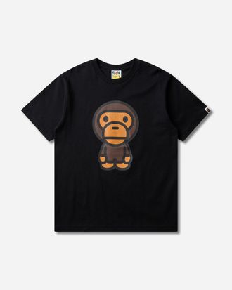 A Bathing Ape Men s Big Baby Milo T-Shirt Black