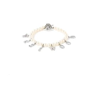 Vivienne Westwood Leanne Twin Bracelet - female - Vivienne Westwood - Bracelets - White - ONE SIZE - Accessories