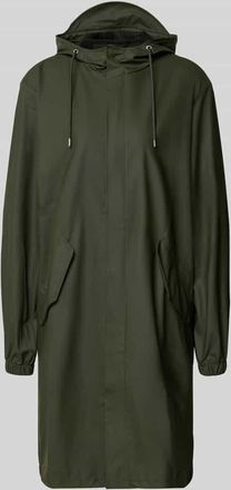 Rains Regular Fit Parker mit Kapuze Modell Fishtail in Khaki, Gr&ouml;&szlig;e XL