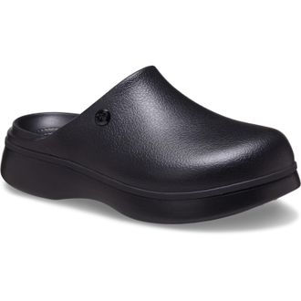 Crocs Dylan Notched EVA Dames Zwarte Klompen