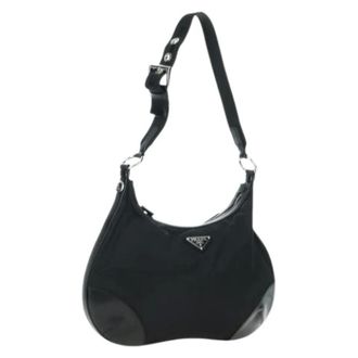 Prada Pre-owned Shoulder Bags, female, Black, Size: ONE SIZE Pre-owned Vintage Shoulder Bag