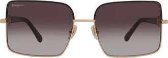 Ferragamo Salvatore Ferragamo Grey Gradient Sport Ladies Sunglasses SF302SL 703 60
