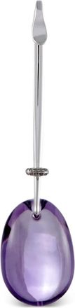 Georg Jensen Pendente Vivianna con ametista e diamanti - Argento