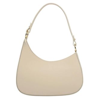 Estro & Luminara Shoulder Bags, female, Beige, Size: ONE SIZE Leather Shoulder Bag