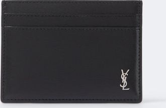 Saint Laurent Portacarte Cassandre in pelle