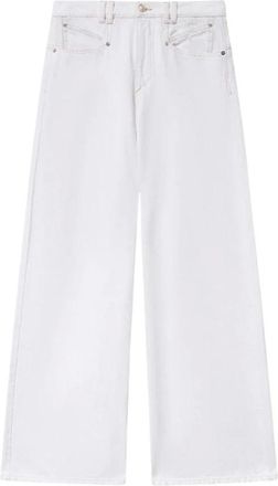 Isabel Marant Isabel Marant, Wide Jeans, female, White, Size: 2XS Lemony Pants