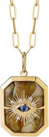 Syna Eye of The Cosmos Necklace in Labradorite at Nordstrom