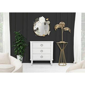 Dmora Cajonera Tribeca, C&oacute;moda Multiusos, C&oacute;moda De Dormitorio, Gabinete Con Cajones, 81x40 H84 Cm, Blanco - Dmora