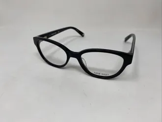 Nine West Womens Nw5101 Oval Eyeglasses In Black
