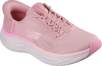 Skechers Womens Skech Cloud Perfectly Plush Slip-On Sneakers, Mauve Mesh/Synthetic/Multi Trim, 5 UK