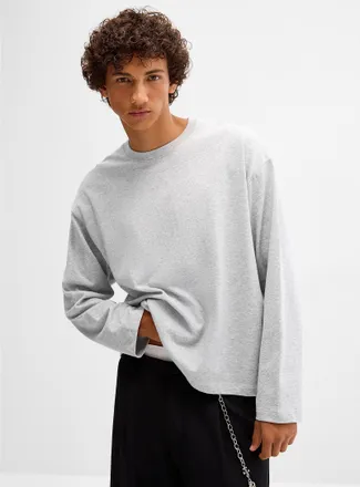 Djab Mens Long-sleeve crew-neck T-shirt DJAB 101 Oversized fit