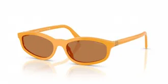 Miu Miu Brown Cat Eye Ladies Sunglasses MU A06S 22D90Q 54